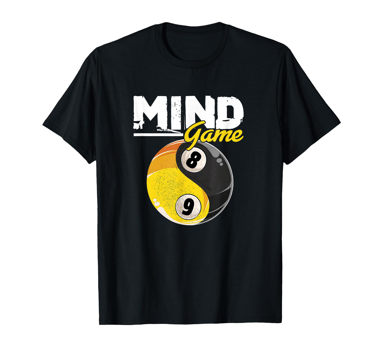 Mind Game Billiards Snooker Cue Stick Pool Billiard Player T-Shirt