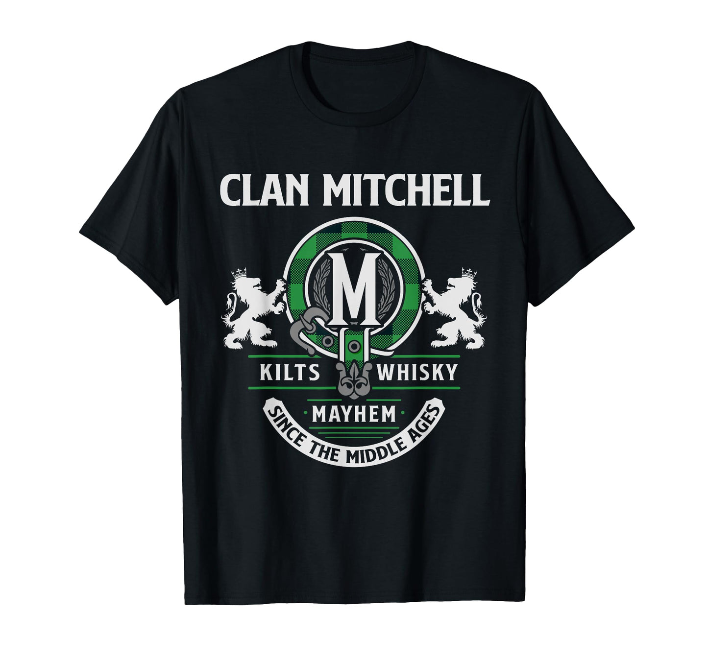 Clan Mitchell Scottish Surname Family Highland Games T-Shirt