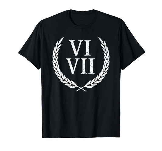 67 Roman Numerals Meme History Teacher Vintage Funny History T-Shirt