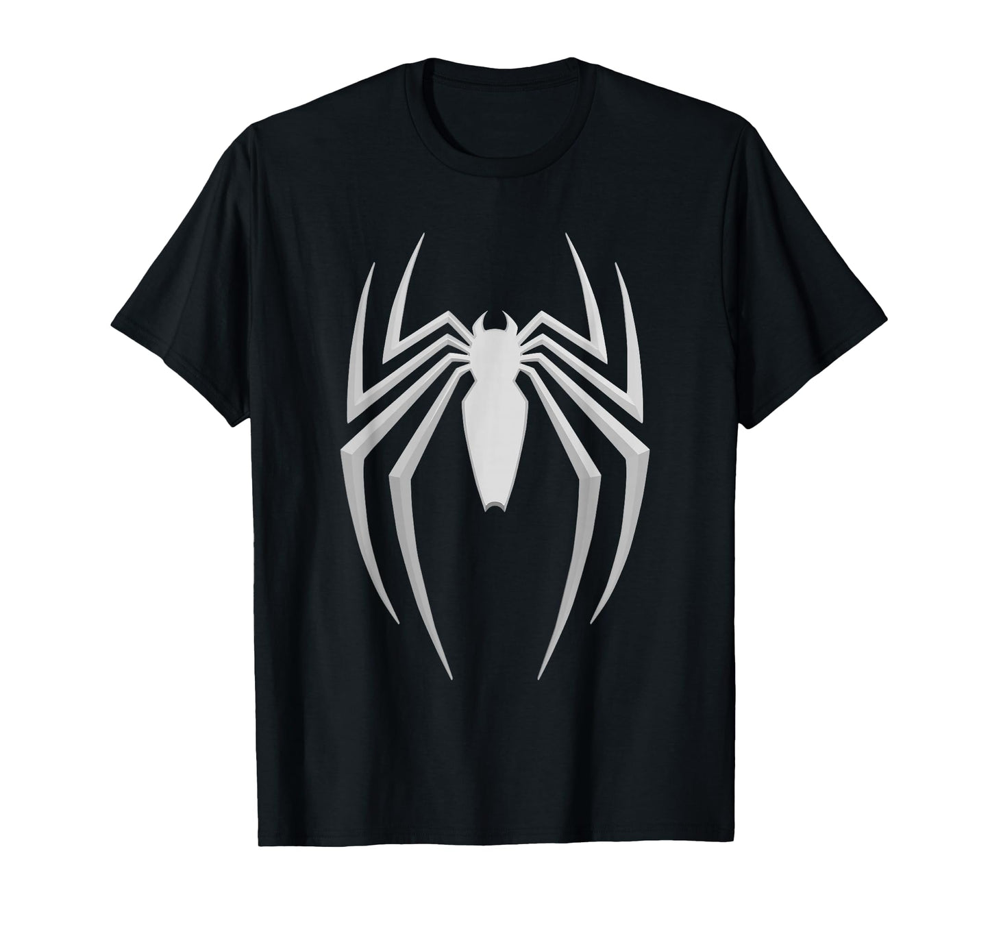 Marvel Spider-Man 2 Silver Spider Chest Emblem T-Shirt