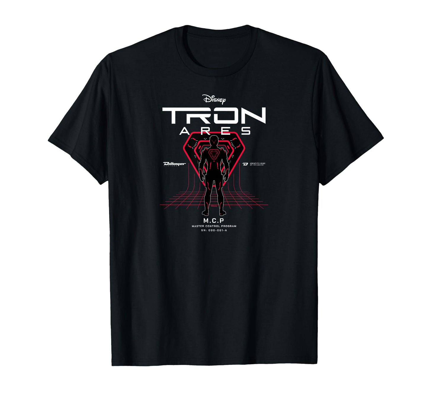 TRON Ares Dillinger Systems Master Control Program T-Shirt