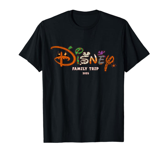 Disney Halloween Family Trip 2025 Matching Vacation T-Shirt