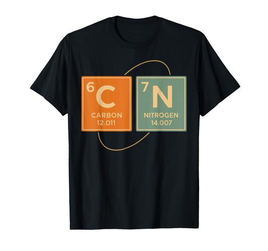 67 Meme Funny Teacher Science Periodic Table Retro Vintage T-Shirt