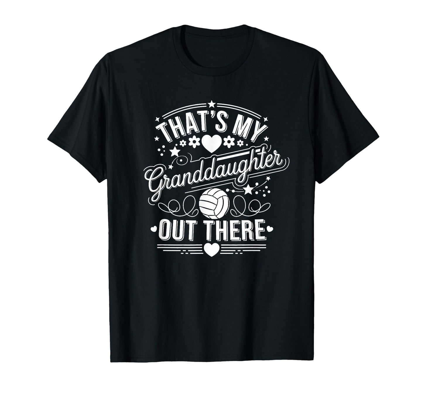 That's My Granddaughter Out There Volleyball Grandma T-Shirt