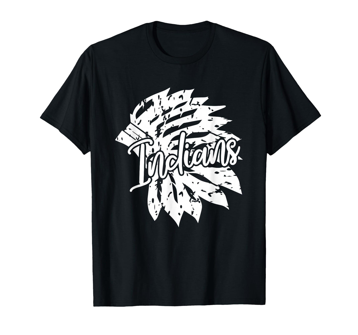Port Neches-Groves High School Heart Indians Football T-Shirt