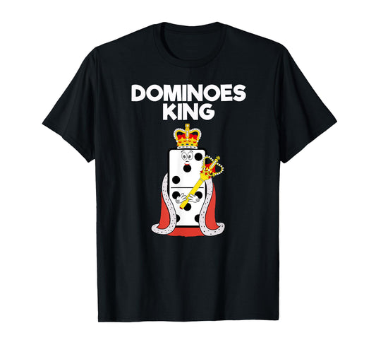 Dominoes T-Shirt - Funny Dominoes King T-Shirt