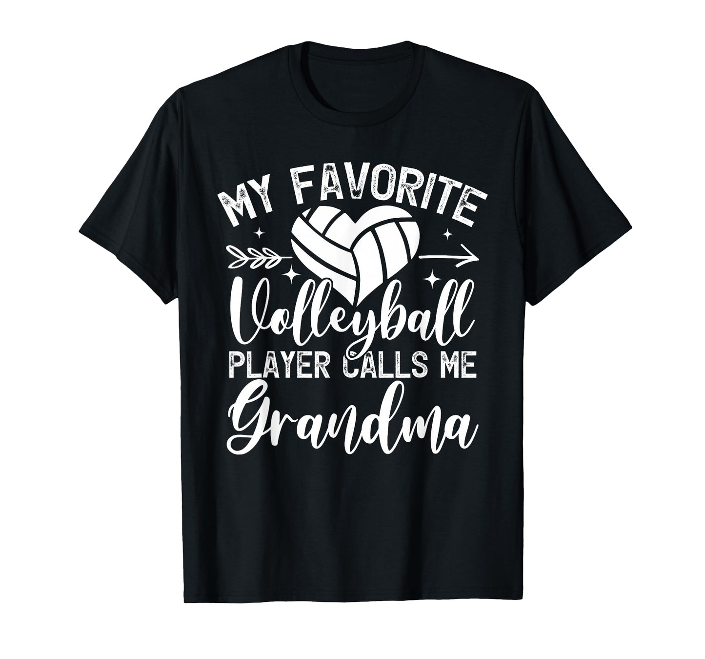 My Favorite Volleyball Player Calls Me Grandma Volleyball T-Shirt
