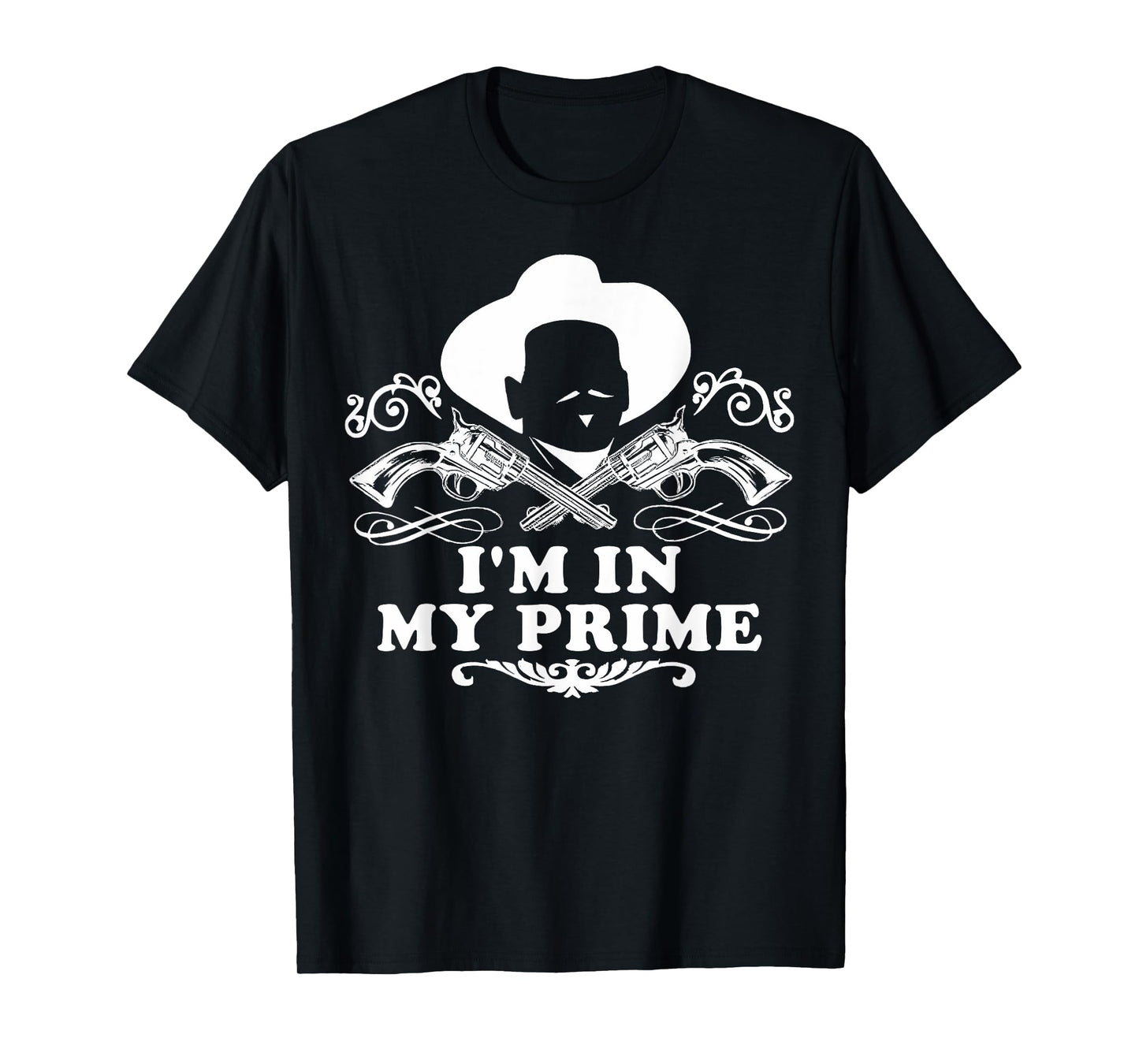 Doc Holliday Cowboy Prime Quote Western Mustache T-Shirt