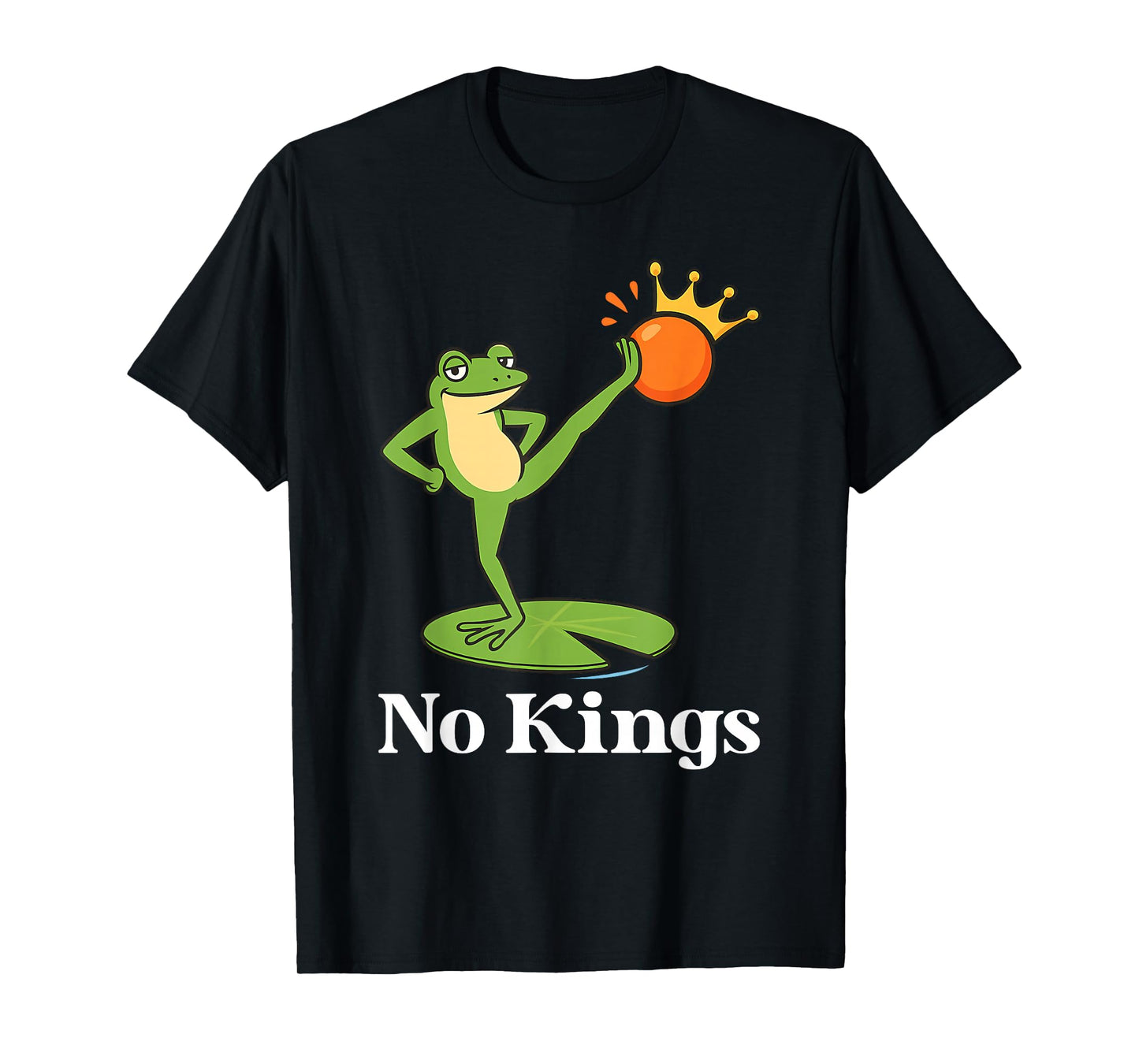 No Kings Shirt Men Women Portland Frog Protest T-Shirt