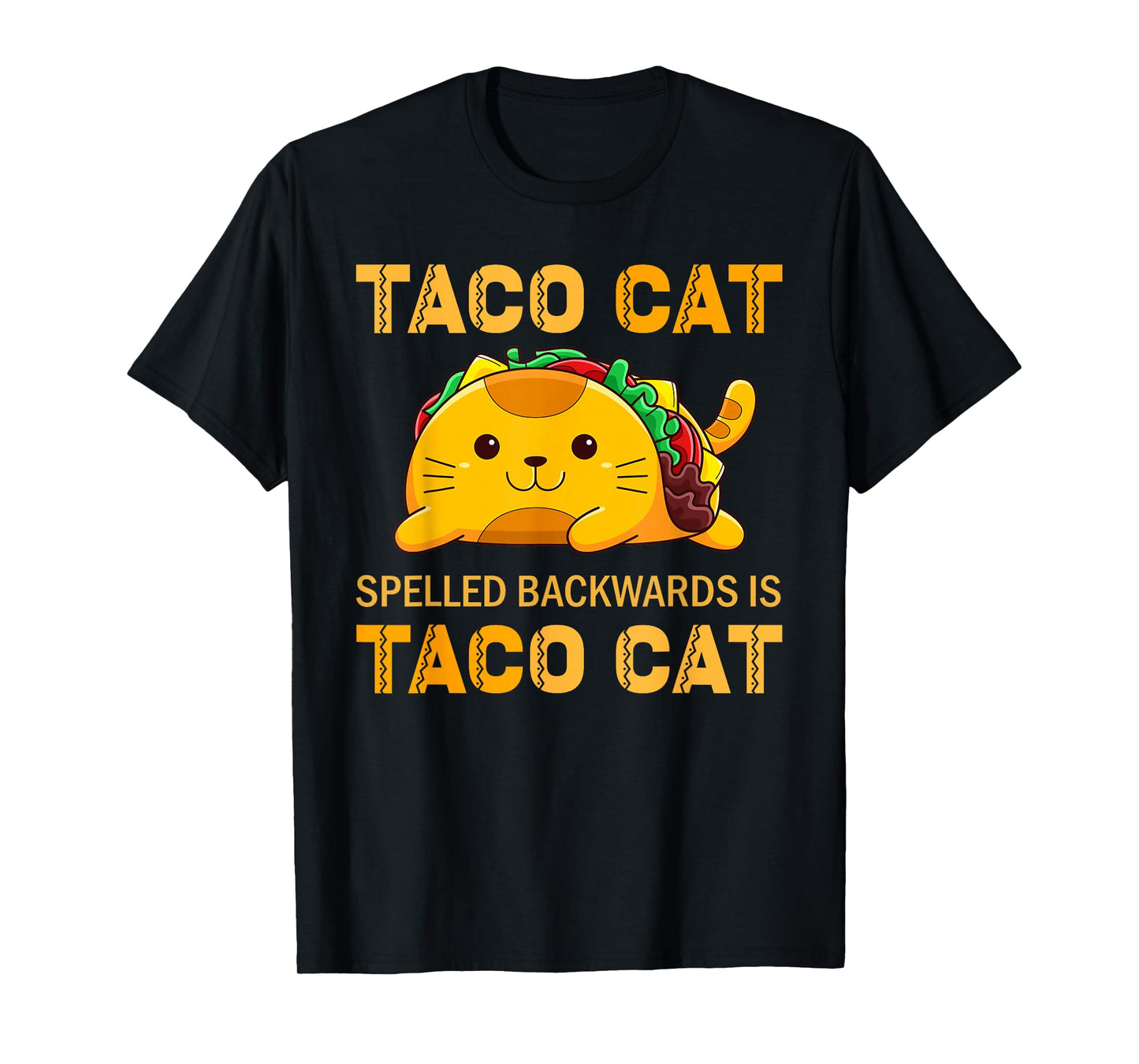 TacoCat for Kids Taco Cat Cinco de Mayo Taco Cat Cat T-Shirt