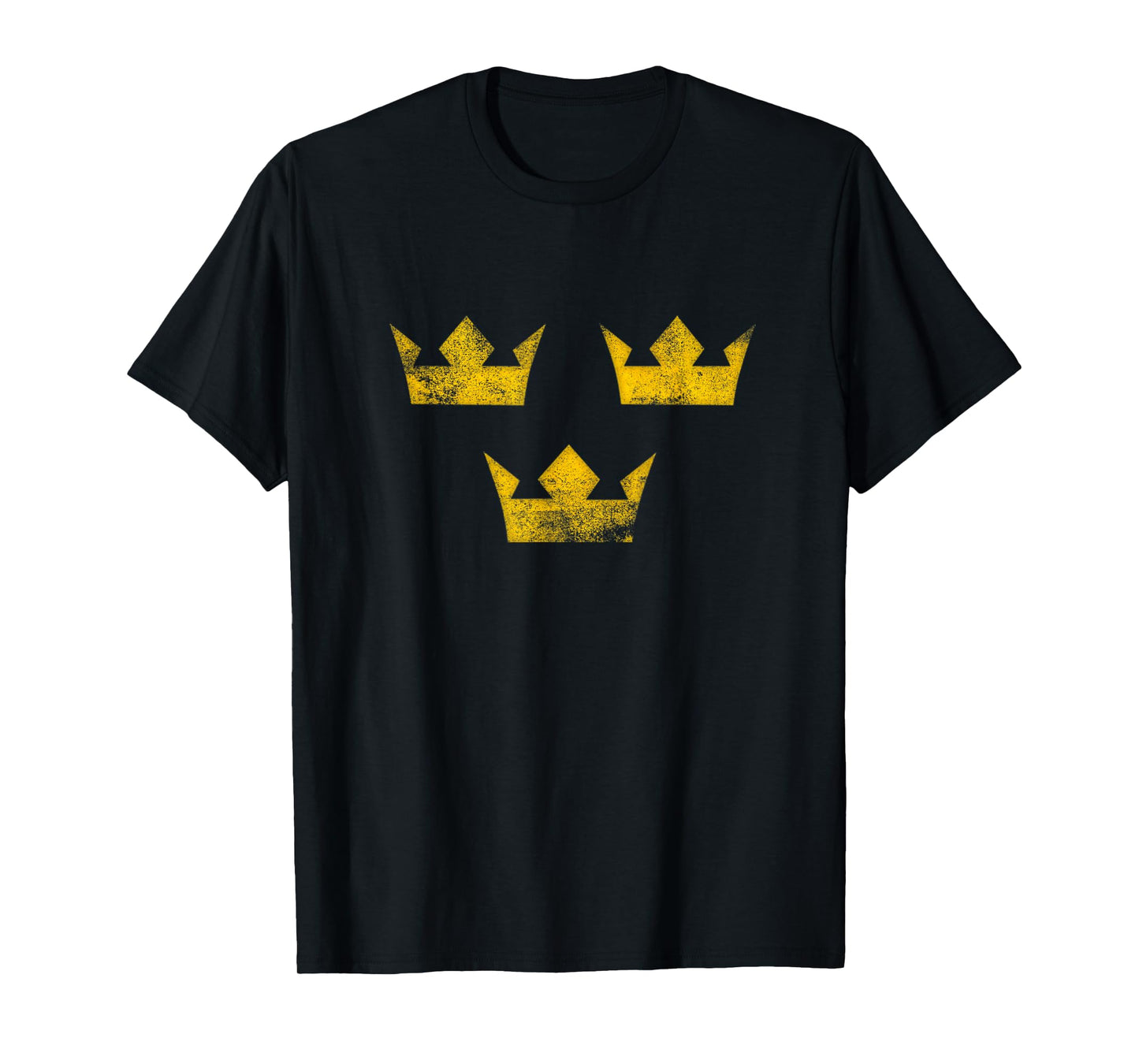 Sweden Sverige Hockey Distressed Vintage T-Shirt