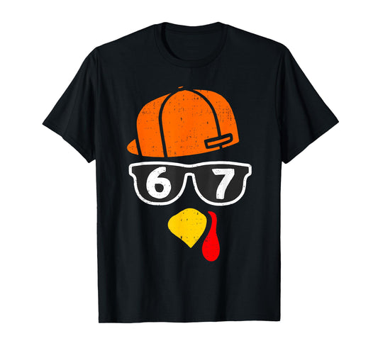 6 7 Six Seven Turkey Gen Z Alpha Meme Slang Teens Boys Kids T-Shirt
