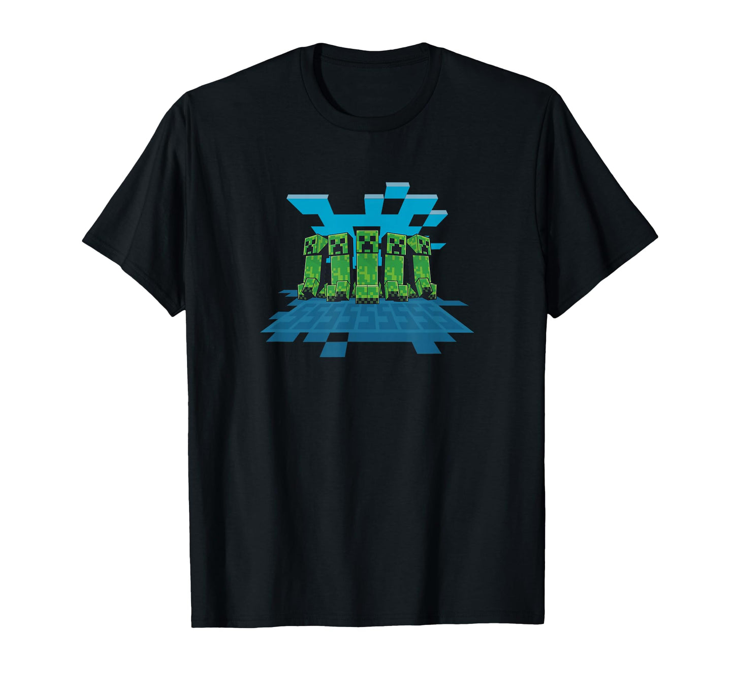 Minecraft Creeper Mob Line Up T-Shirt