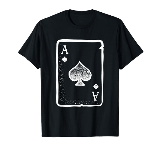 Ace of Spades Poker Playing Card Halloween Costume T-Shirt T-Shirt