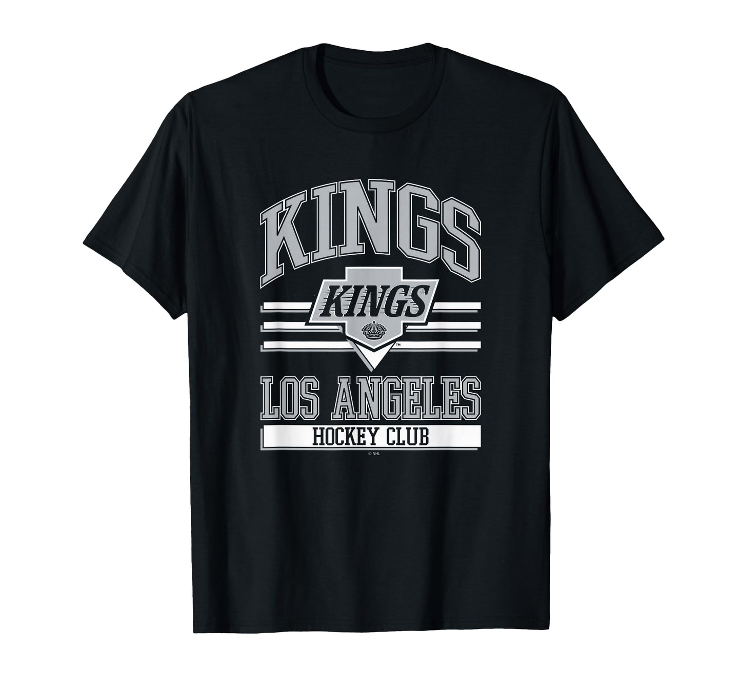 Los Angeles Kings Hockey Club Black Officially Licensed T-Shirt
