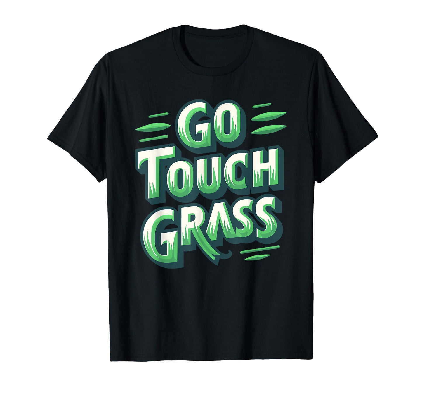 Touch Grass Funny Meme Gamer T-Shirt