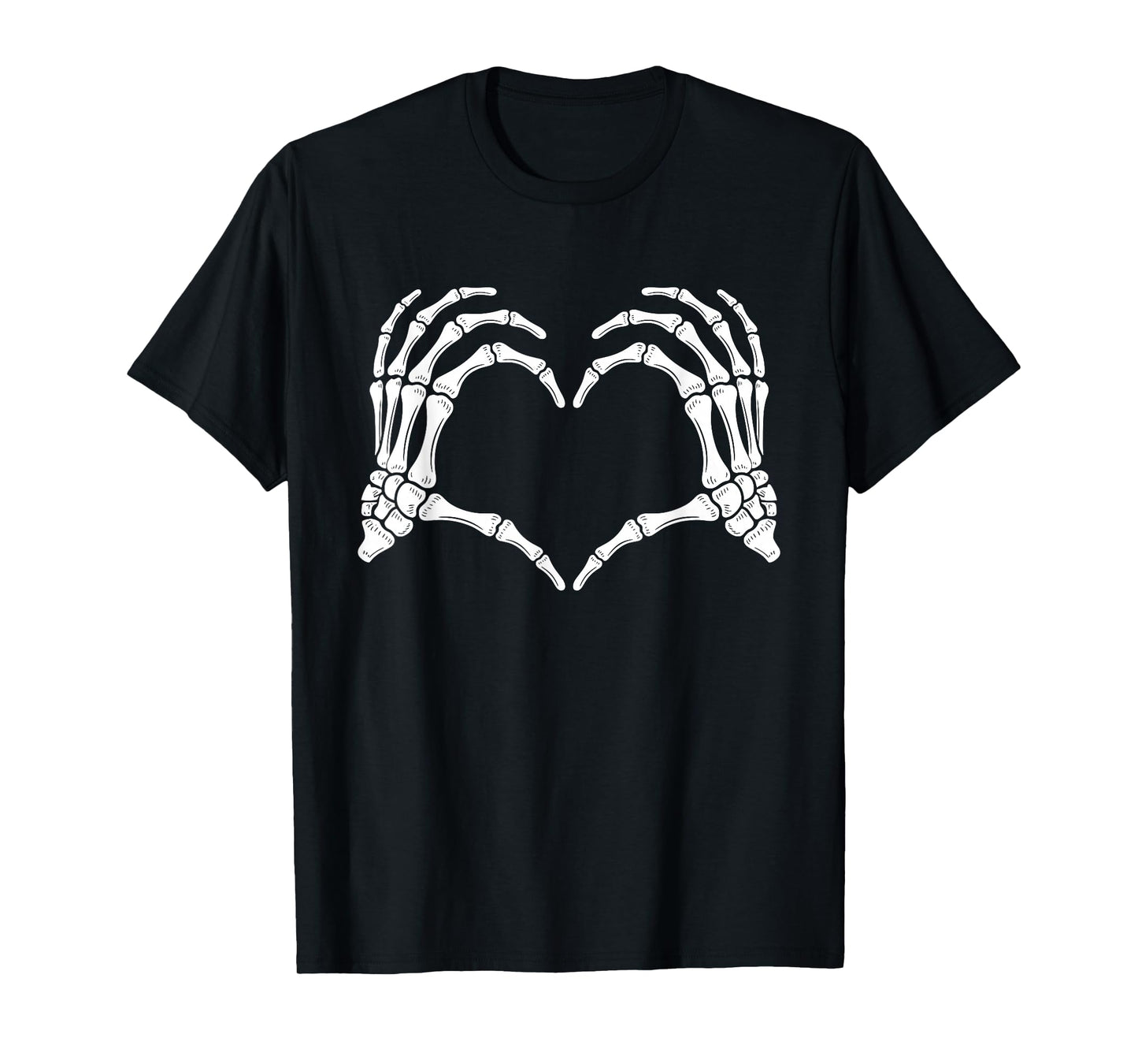 Skeleton Hands Heart Halloween Costume T-Shirt