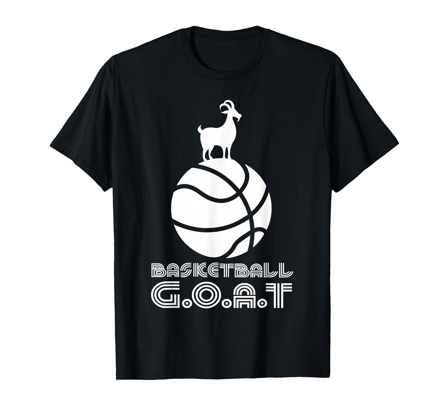 Funny Boys Basketball GOAT Kids Baller Youth Player Gift T-Shirt