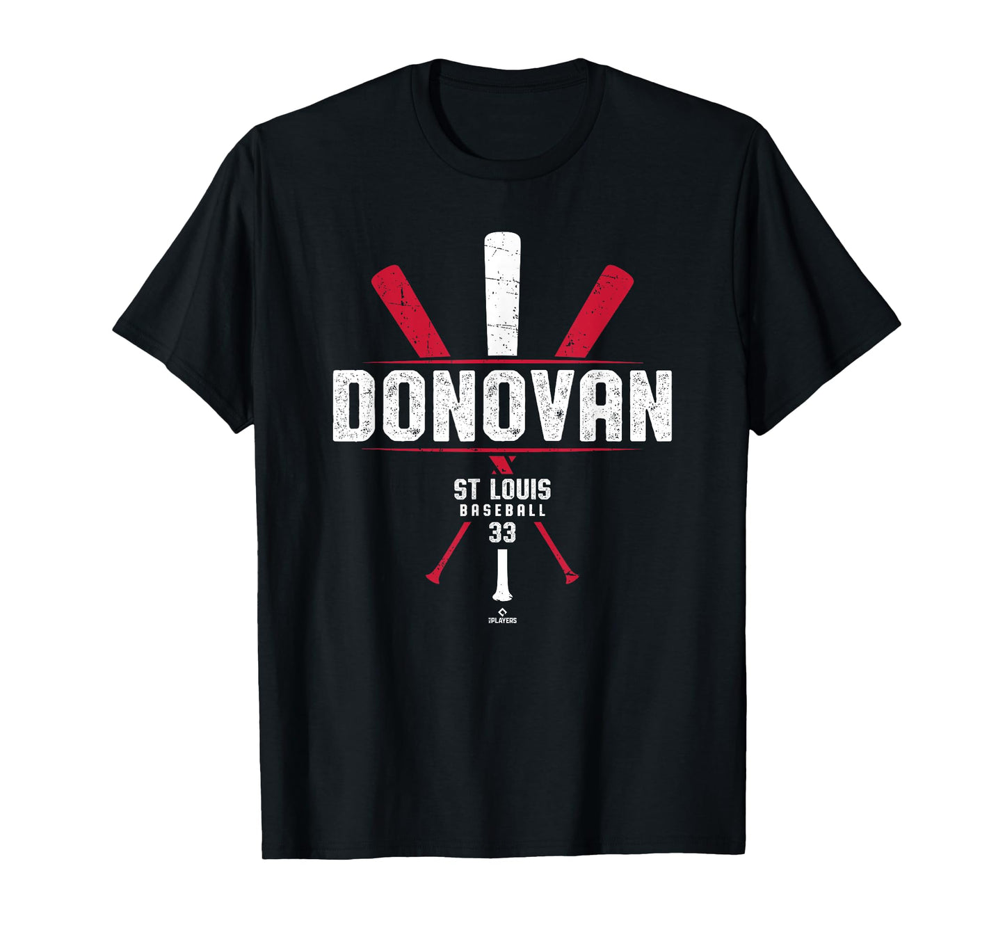 Vintage Baseball Bat Gameday Brendan Donovan St Louis T-Shirt