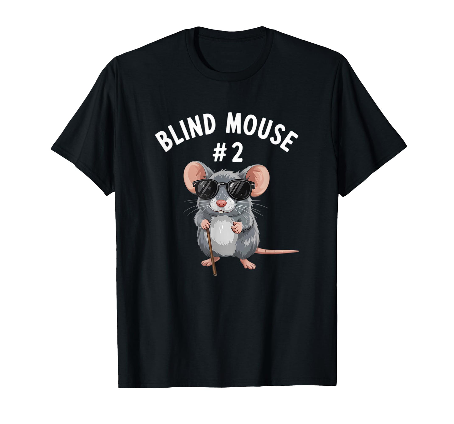 Blind Mouse 2 Three Blind Mice Halloween Costume T-Shirt