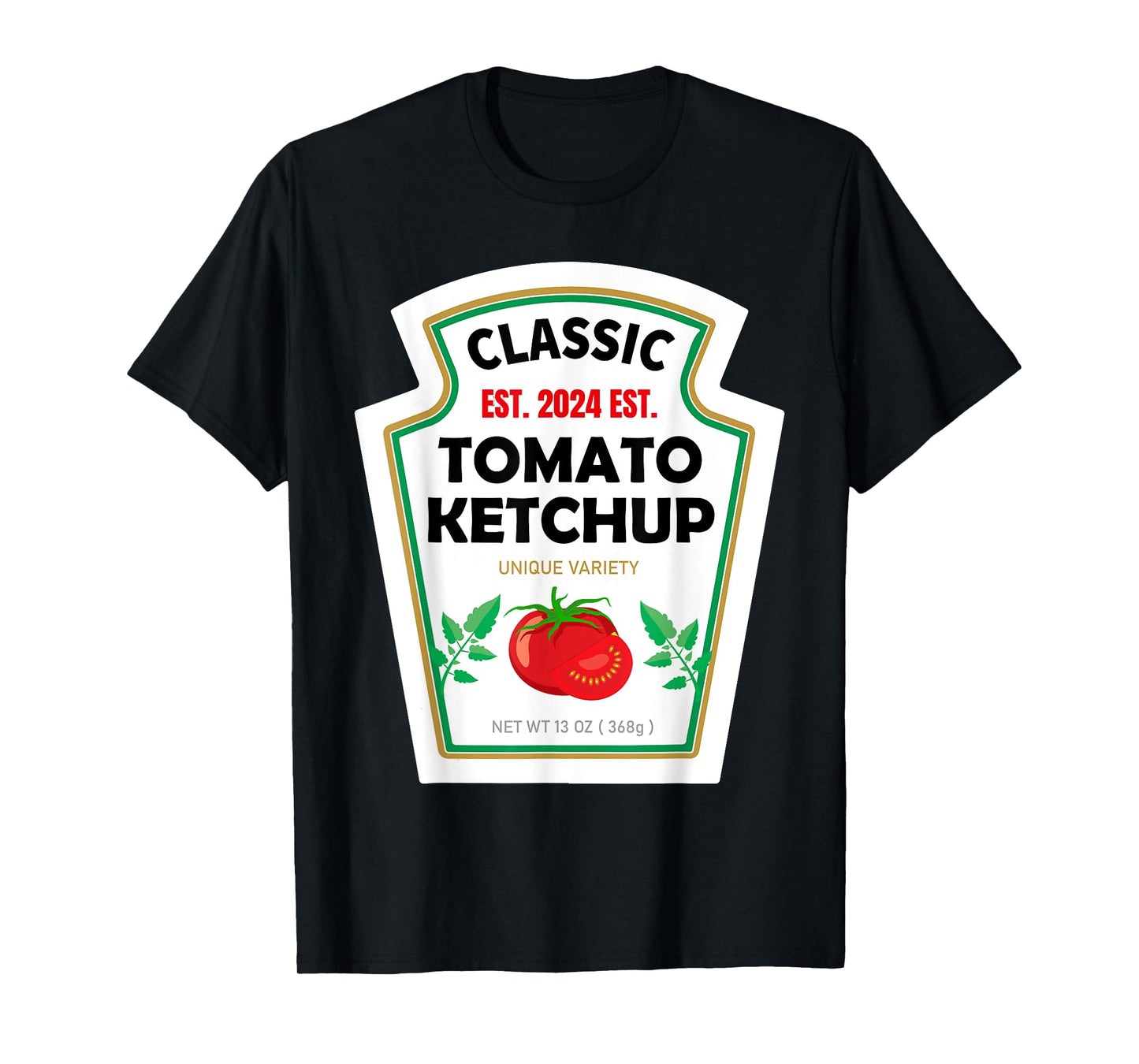 Red Ketchup DIY Costume Matching Couples Groups Halloween T-Shirt