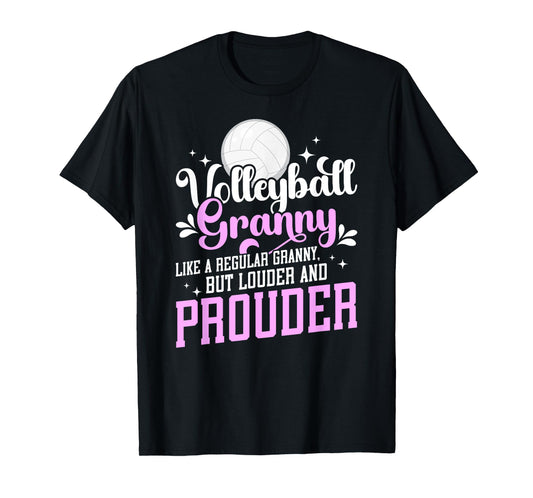 Volleyball Granny Of A Volleyball Player Granny Definition T-Shirt