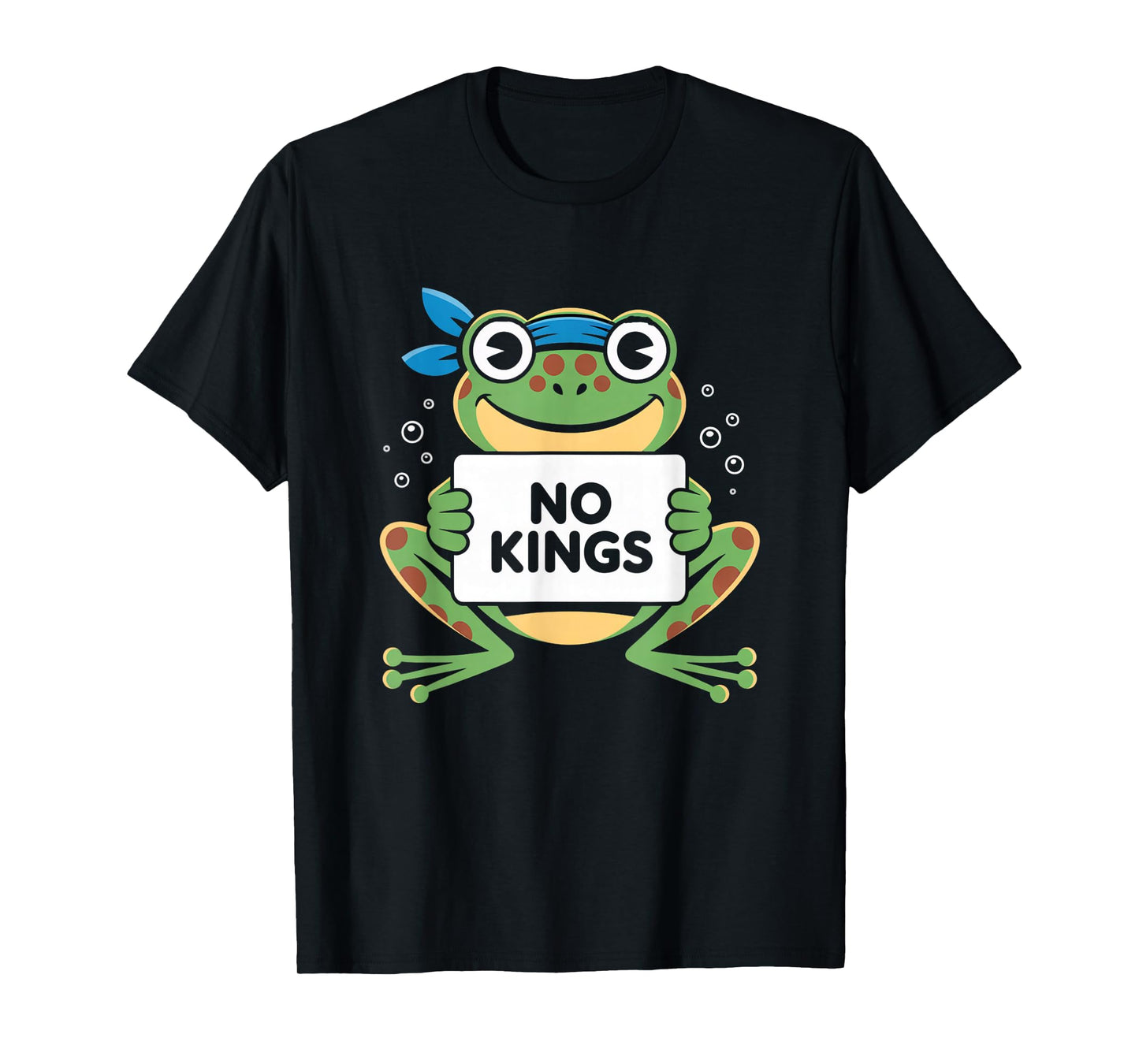 Frog Portland Protest No Kings Funny Activist Wear Apparel T-Shirt