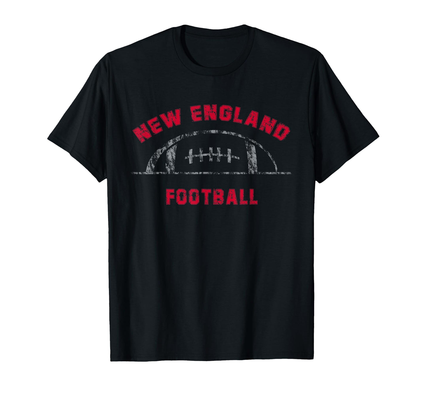 New England Football | End Zone Game Day Distressed Vintage T-Shirt
