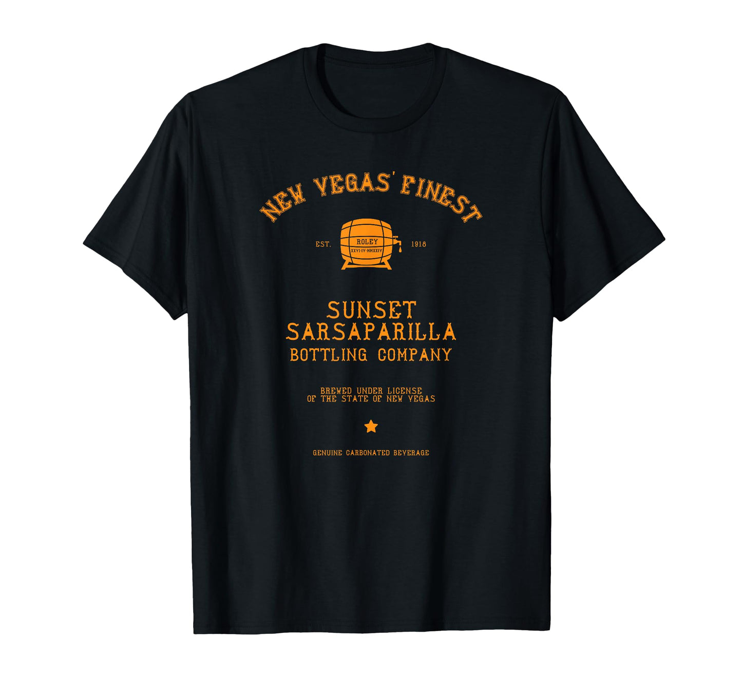 Sunset Sarsaparilla Barrel T-Shirt
