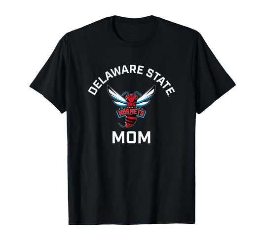 Delaware State University DSU Hornets Arched Mom T-Shirt