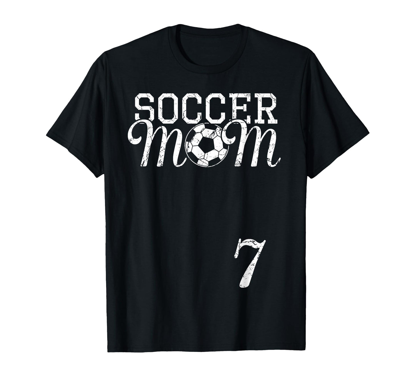 Soccer Mom Jersey Number 7 Favorite Player #7 Team T-Shirt