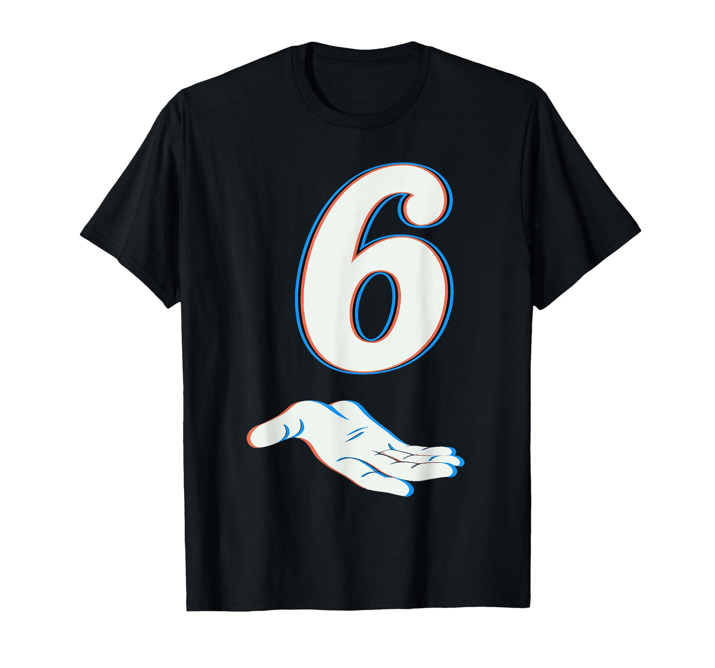 Number 6 Matching 67 Six Seven Meme Couple Halloween Costume T-Shirt