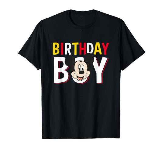 Disney Mickey And Friends Birthday Boy Cute Mickey Logo T-Shirt