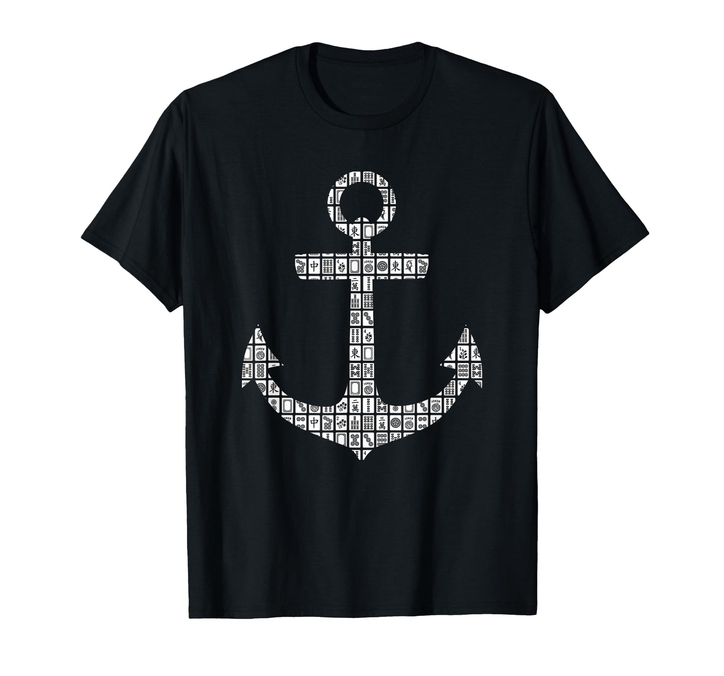 Mahjong Game and Anchor T-Shirt