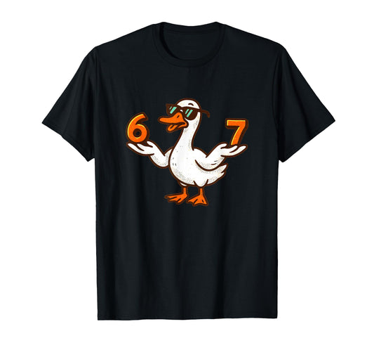 67 Meme Silly Goose 6 7 Funny Six Seven 6-7 Gen Alpha Slang T-Shirt
