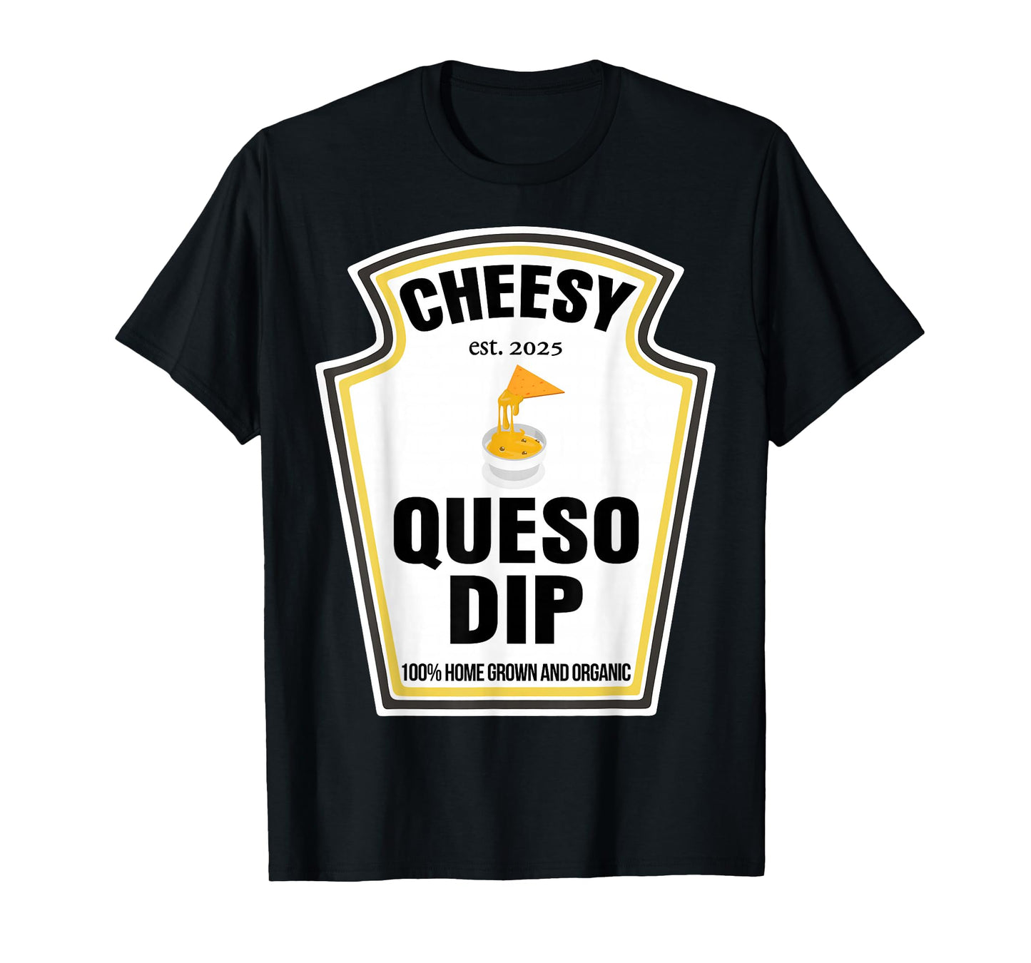 Cheesy Queso Dip Condiment Spice Costume Party Matching T-Shirt