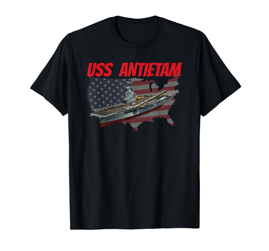 Aircraft Carrier USS Antietam CV-36 CVA-36 CVS-36 Fathers T-Shirt