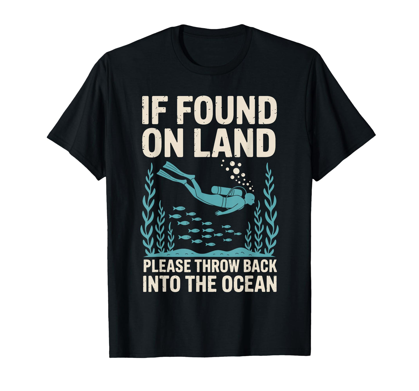 Funny Scuba Diving Art for Men Women Scuba Diver Scuba Lover T-Shirt