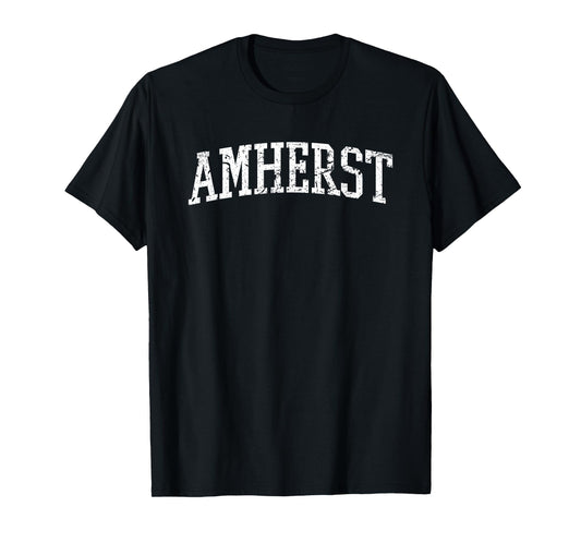 Amherst Mass.- Throwback Design - Vintage Worn Classic T-Shirt