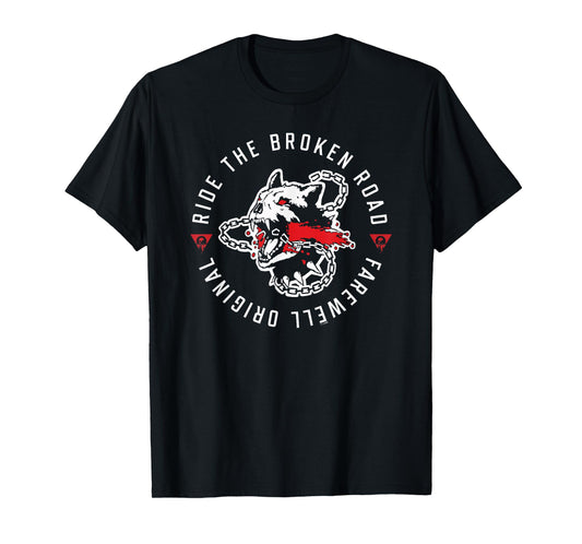 Days Gone Ride The Broken Road Farewell Original Big Logo T-Shirt
