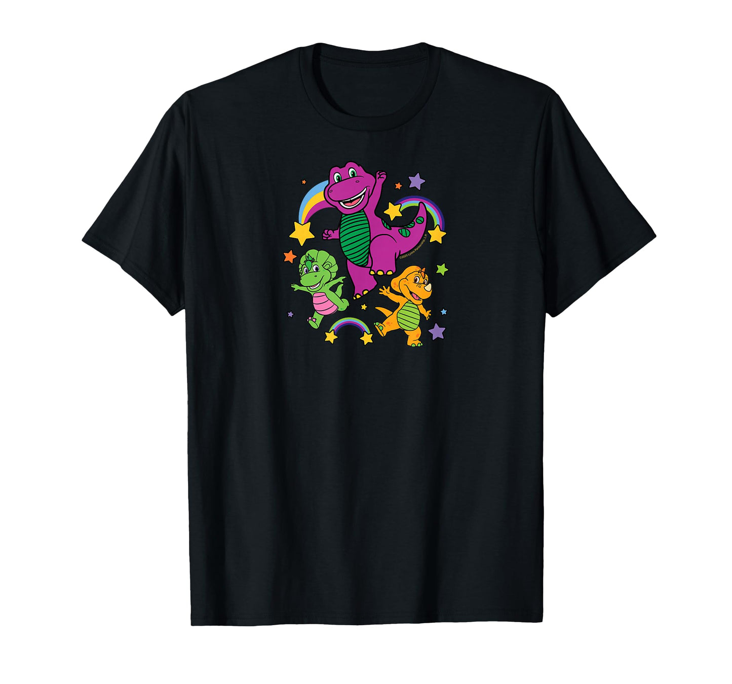 Barney BJ and Baby Bop Rainbow Stars T-Shirt