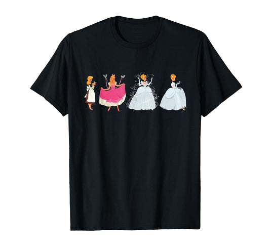 Disney Cinderella 75th Anniversary Dresses and Magic Gown T-Shirt