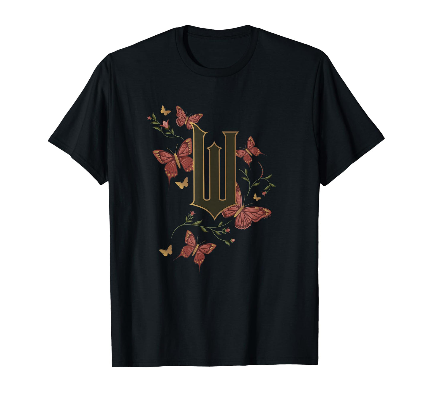 Wicked Movie Logo W Butterfly T-Shirt