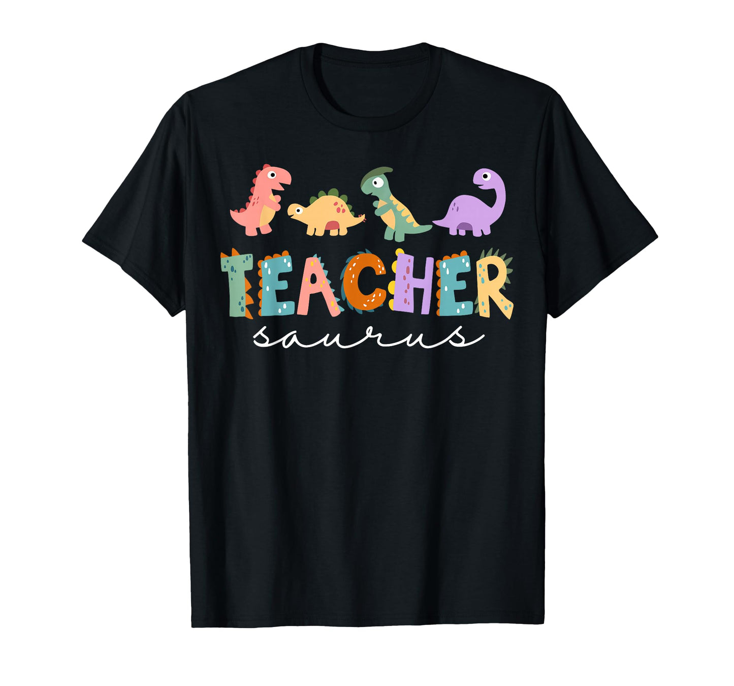 Womens Dinosaur Teacher Teachersaurus Rex Funny Dino Gift T-Shirt
