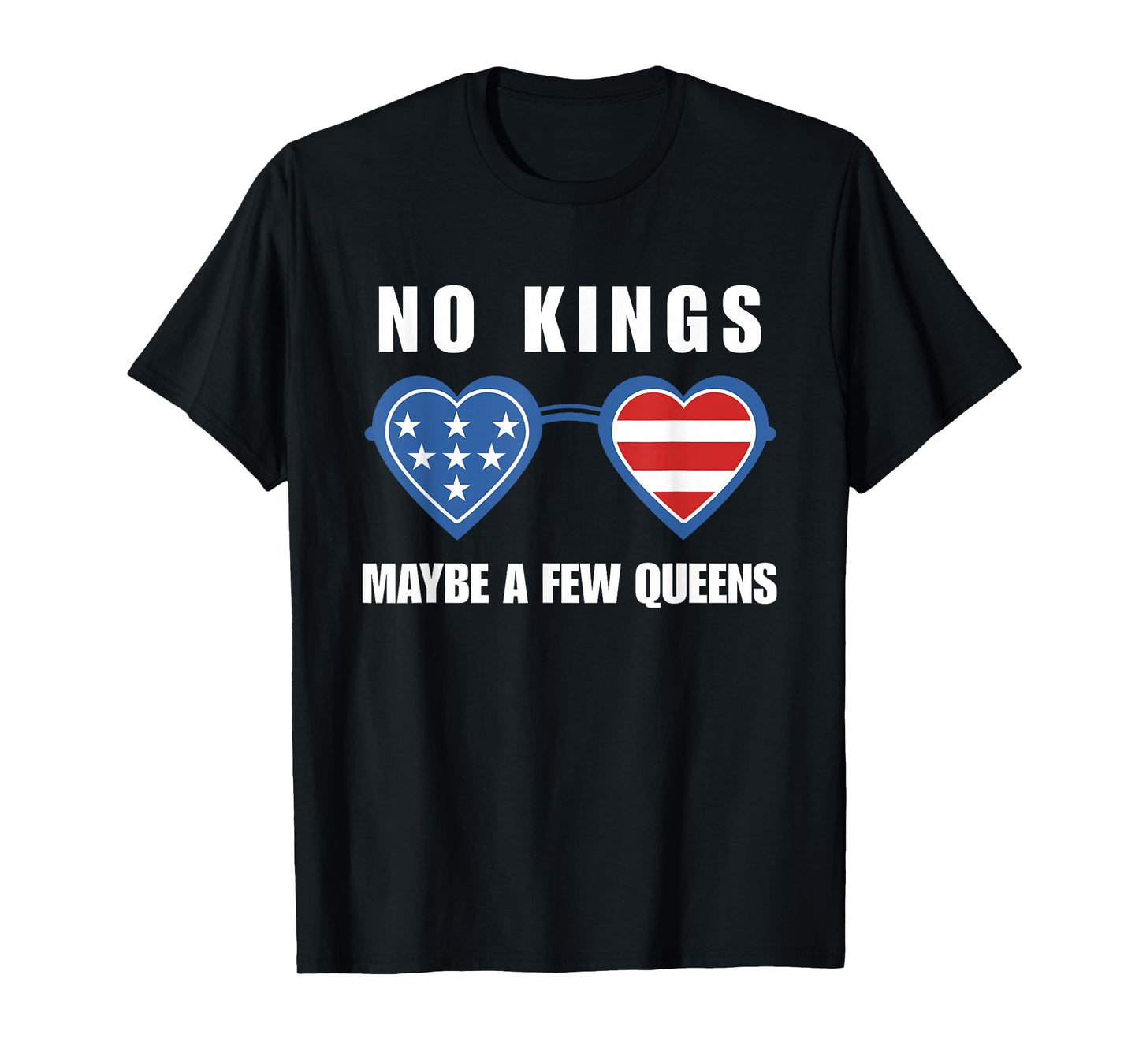 Funny No Kings Anti-Republican Support Trans Rights Humor T-Shirt
