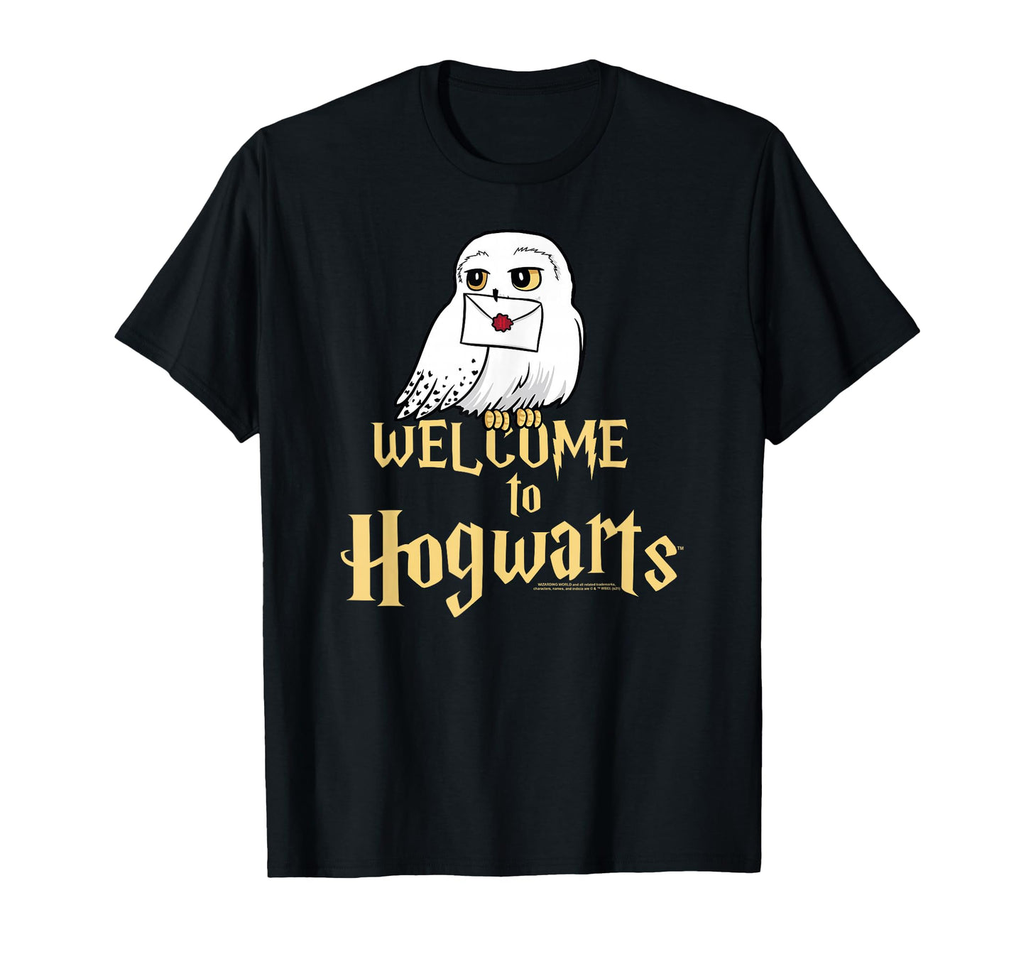 Harry Potter Hedwig Welcome to Hogwarts T-Shirt