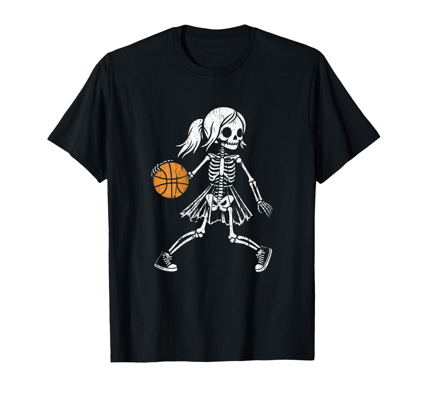 Spooky Basketball Skeletons Spooky Basketball Halloween T-Shirt