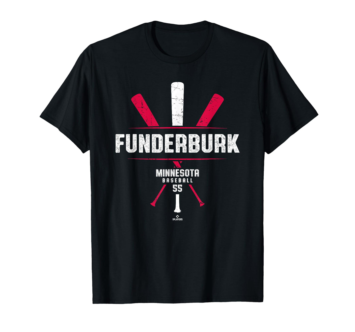 Vintage Baseball Bat Gameday Kody Funderburk Minnesota T-Shirt