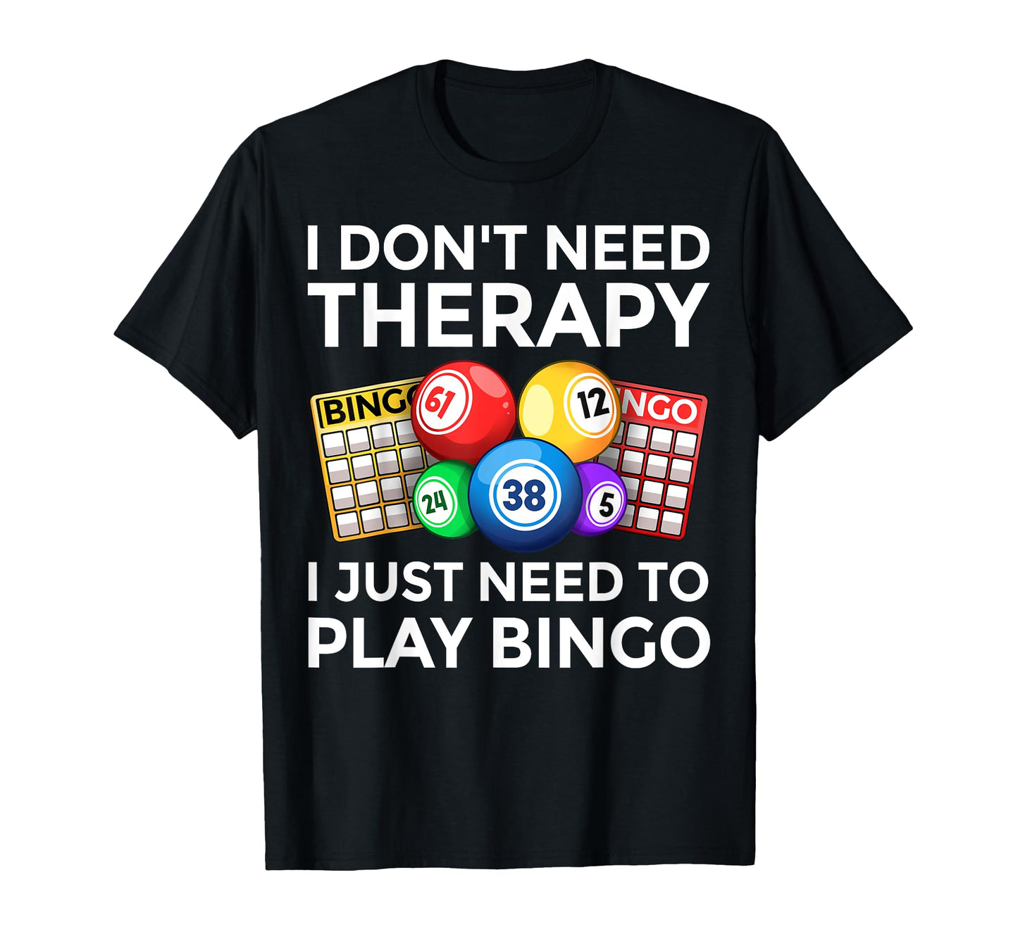 Cute Bingo Design For Men Women Casino Gambling Bingo Lovers T-Shirt
