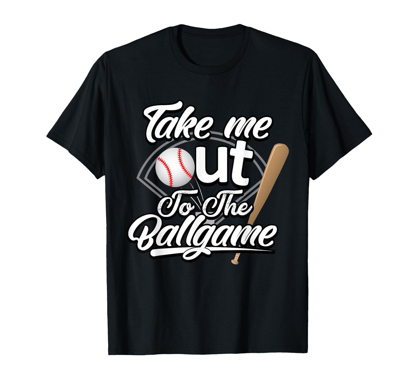 Take Me Out to the Ball Game T-shirt. Family sizes T-Shirt